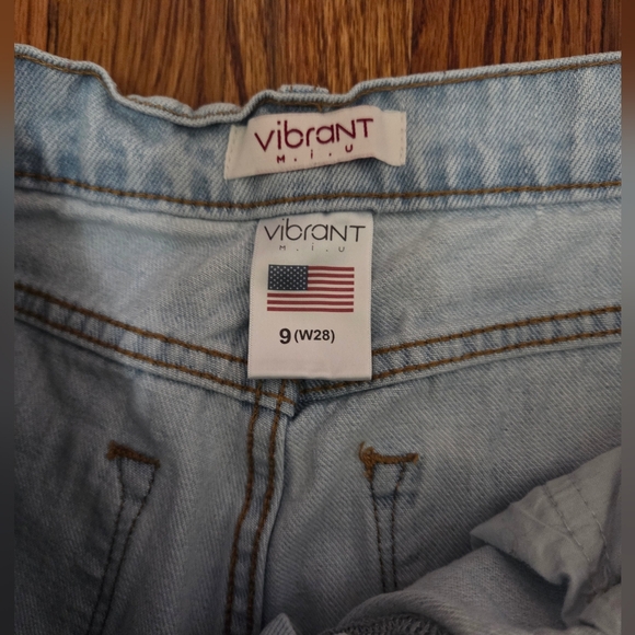 Vibrant M.I.U. Light Blue Women's Jeans 28W - Picture 4 of 10